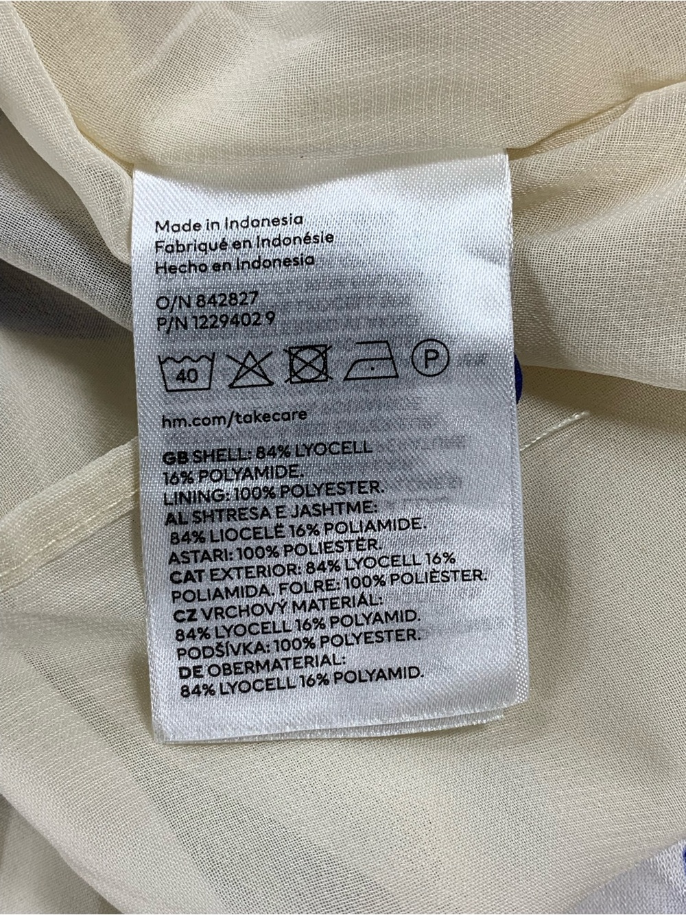 Pre loved H&M top womens size L - Picture 6 of 7
